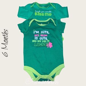 Bundle Sale 3 for $15 | 6/9 Month Irish - St. Paddy’s Fun - Carter’s & Unbranded